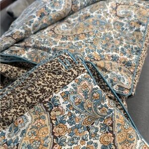 NEW Ralph Lauren RILEY King Duvet Cover W/Bonus!